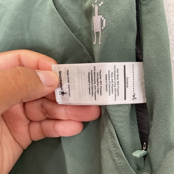 Smartwool Women's Green Merino Sport Lightweight Hiking Shorts Sz XS Activewear - Picture 3 of 9